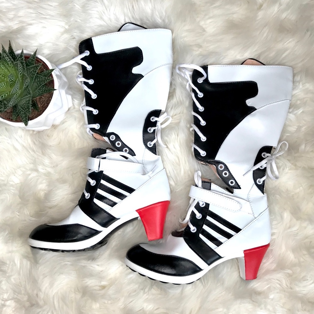 Harley Quinn Suicide Squad Cosplay Boots
